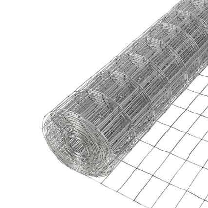 1/2-By-1-Inch 14-Gauge Welded Galvanized Wire Mesh