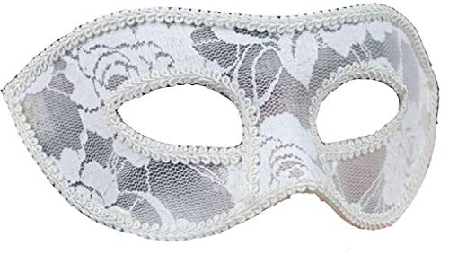 Black And White Half Mask