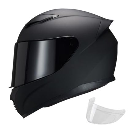 Full Face Black Motorcycle Helmet