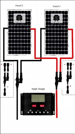 How to Wire 2 Solar Panels Together