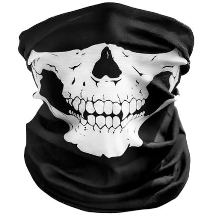 Motorcycle Skull Half Mask