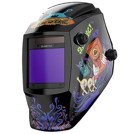 Purple Welding Helmet
